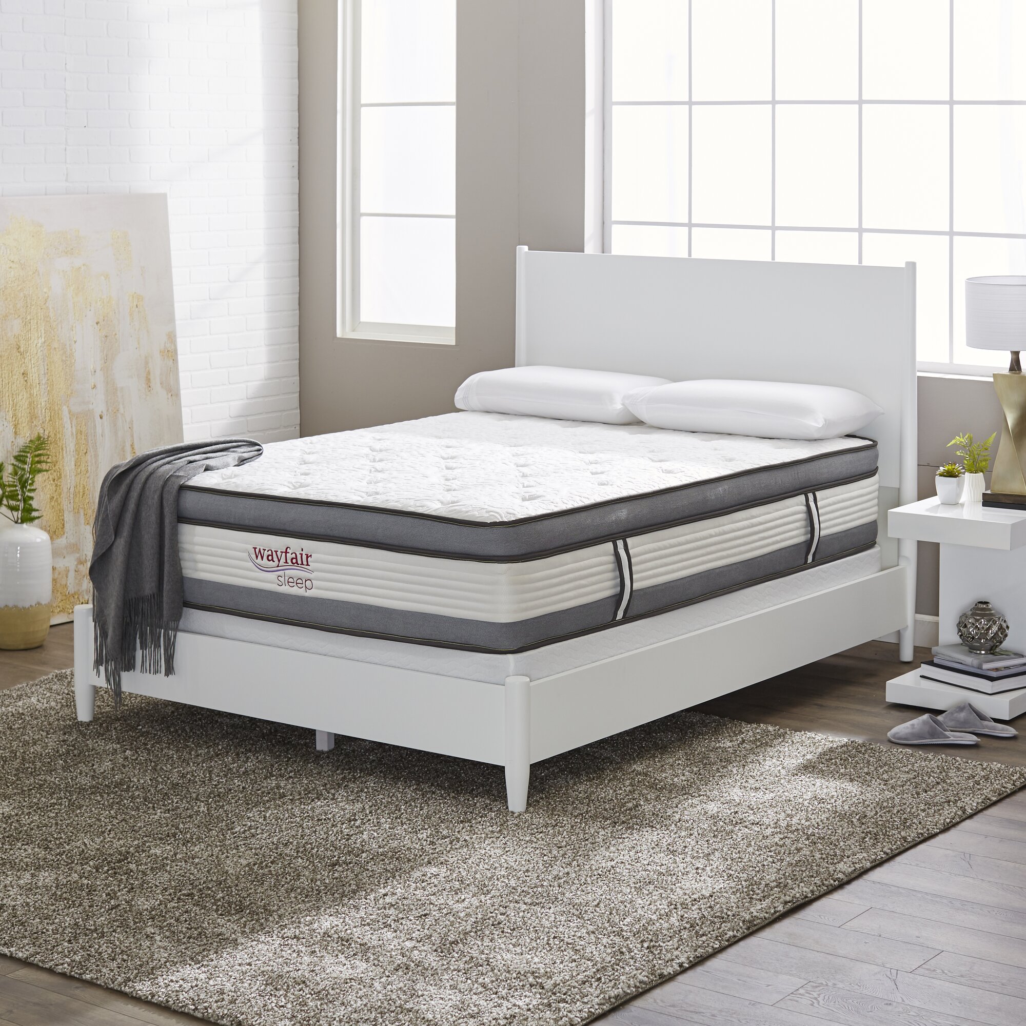 Wayfair Sleep™ Wayfair Sleep 14" Plush Hybrid Mattress & Reviews | Wayfair